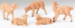 Fontanini Sheep Nativity Figs 5Pc St 5", , 52539 Hot