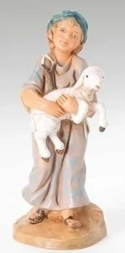 Fontanini Silas Boy Holding Sheep 5", , 57521 Sale