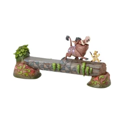 Resin^Enesco Simba Timon And Pumbaa From The Lion King