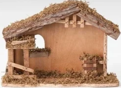 Fontanini Stable, Wooden, 5", , 54628 Sale