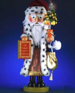 Nutcrackers/Smokers^Steinbach Pear Tree Santa Nutcracker