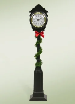 Clothtique/Fabriche Santas^Byers Choice Street Clock, , 617
