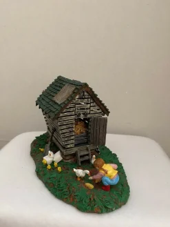 Department 56 Sv, Buck's County, Feeding The Ducks, 56.55122, Snow Village Hot