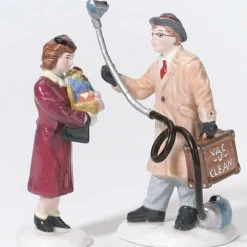 Department 56 Sv, Door-To-Door Sales, 56.55139, Snow Village Hot