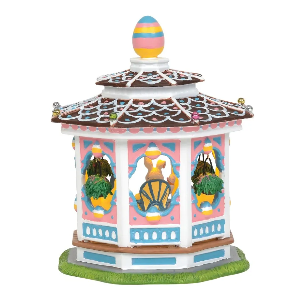 Department 56 Sv, Easter Bunny Gazebo, 6004818, Snow Village Outlet