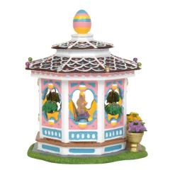 Department 56 Sv, Easter Bunny Gazebo, 6004818, Snow Village Outlet