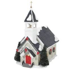 Department 56 Sv, Pleasant View Church, 6007761, Snow Village, Country Living Online