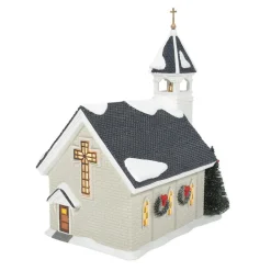 Department 56 Sv, Pleasant View Church, 6007761, Snow Village, Country Living Online
