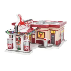 Department 56 Sv, Reindeer Gas Station, 6007623, Snow Village Cheap
