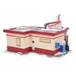 Department 56 Sv, Reindeer Gas Station, 6007623, Snow Village Cheap