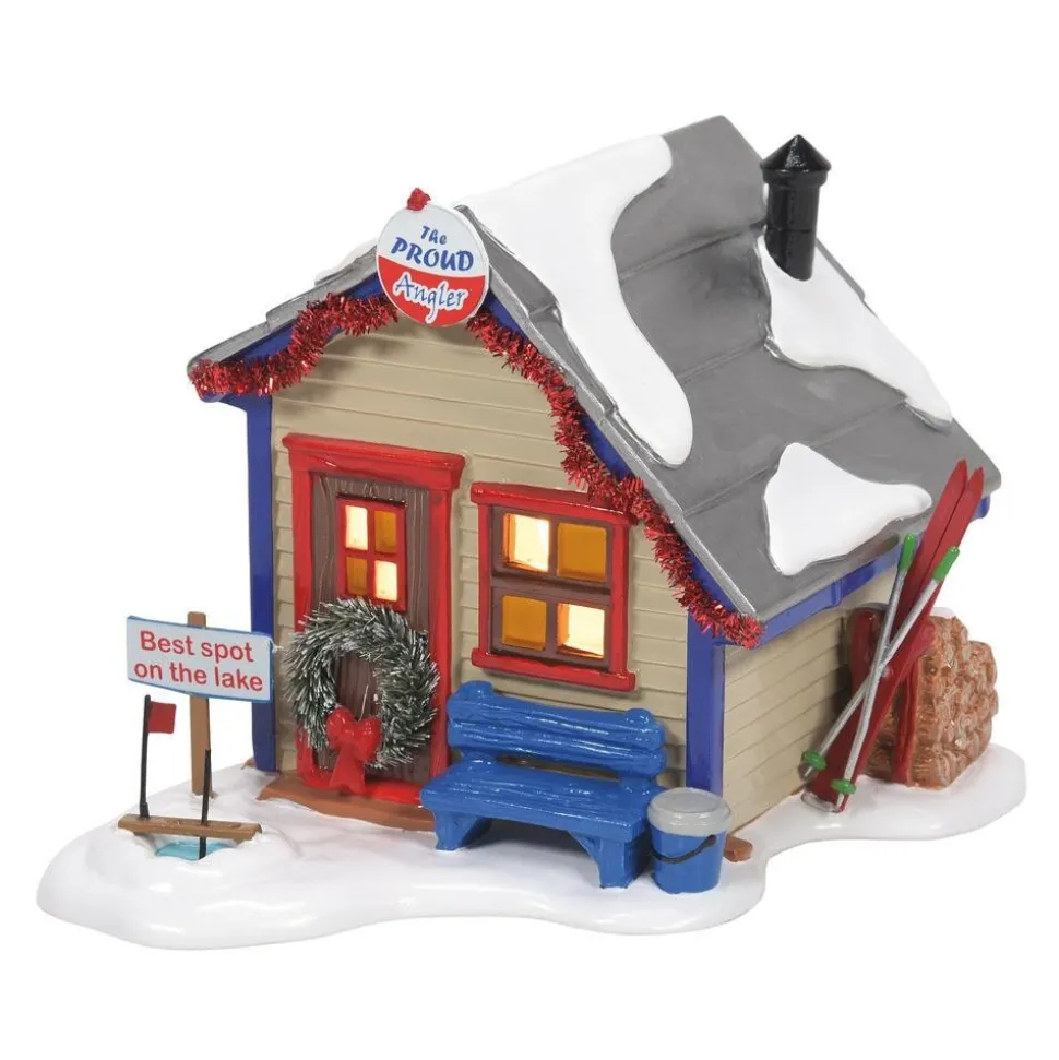 Department 56 Sv, The Proud Angler, 6009704, Snow Village Shop