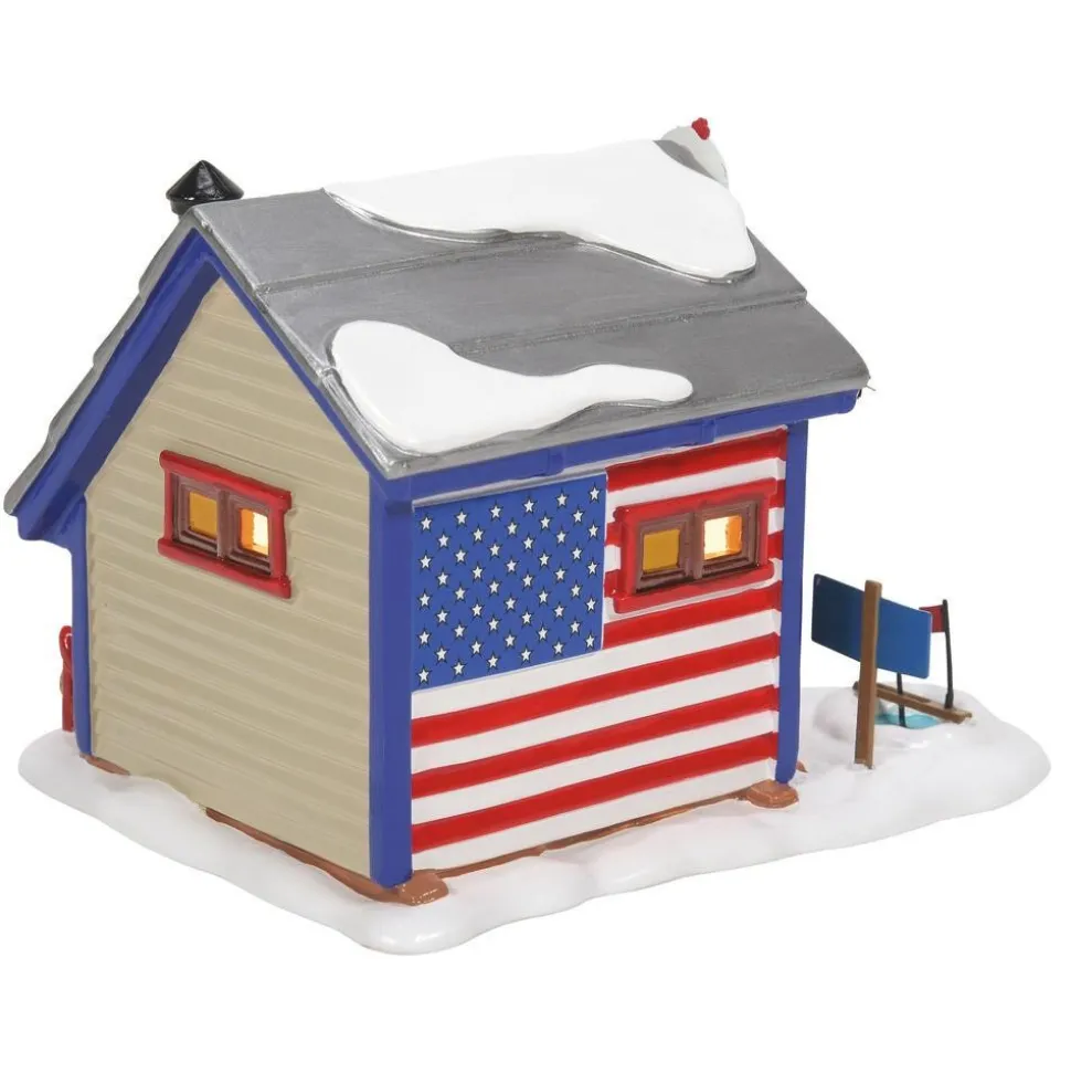 Department 56 Sv, The Proud Angler, 6009704, Snow Village Shop