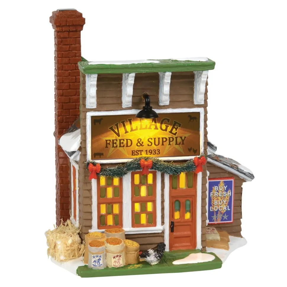 Department 56 Sv, Village Feed & Supply, 6000639, Snow Village Best Sale