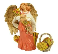 Fontanini Tabitha Angel With Wheat 2-Piece 5" , 65110 Clearance
