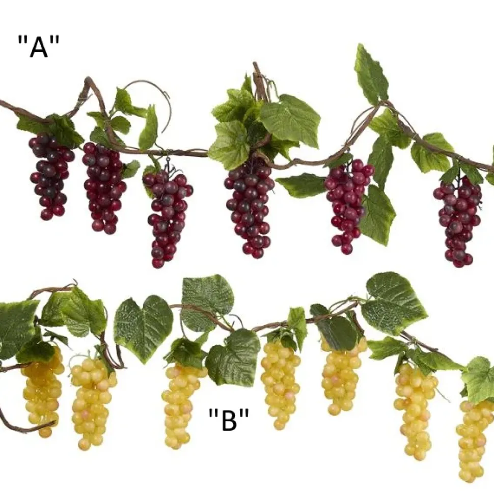 Garlands (Tree)^Kurt S Adler Thick Grape Vine Garland 2 Asst, D1745