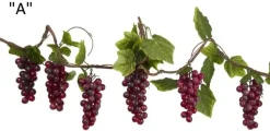 Garlands (Tree)^Kurt S Adler Thick Grape Vine Garland 2 Asst, D1745