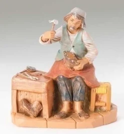 Fontanini Titus, Shoe Cobbler 5", , 54039 Hot