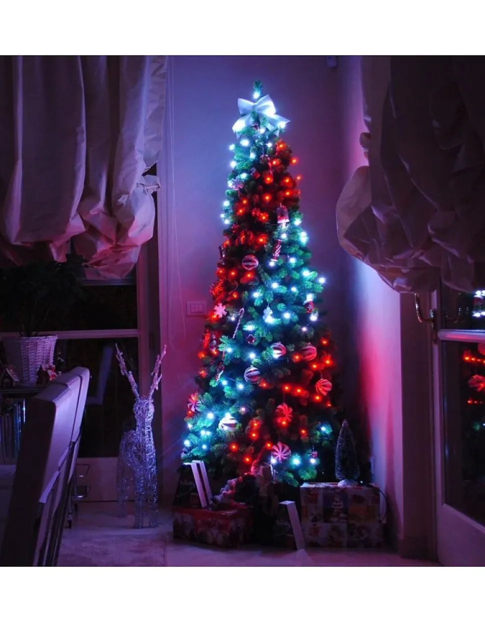 Kurt S Adler Twinkly Smart Wifi Christmas Lights Starter Set 105 Leds, Ul4105 New