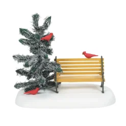 Department 56 Va, Cardinal Christmas Bench, 6007663, Outlet