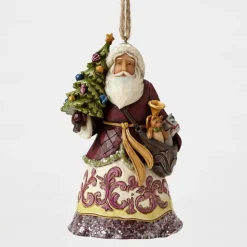 Enesco Victorian Santa With Tree Ornament Shop
