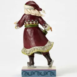 Resin^Enesco Victorian Skating Santa