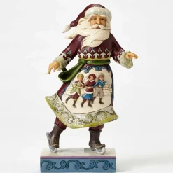 Santas^Enesco Victorian Skating Santa