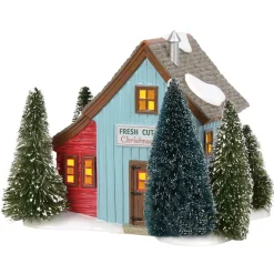Department 56 Village Farms Tree Lot, 6003137, The Original Snow Village Outlet