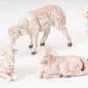 Fontanini White Sheep, Set/5 5", , 72539 Store