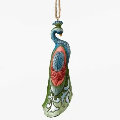 Resin^Enesco Wonderland Peacock Ornament