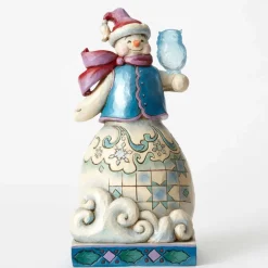 Enesco Wonderland Snowman With Owl Cheap
